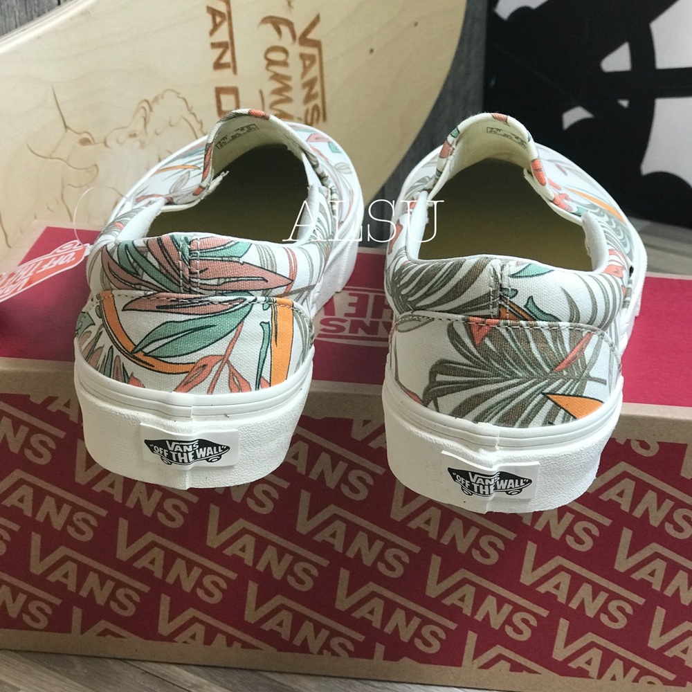 NWT VANS Classic Slip On California Floral Marsh W - Picture 3 of 7
